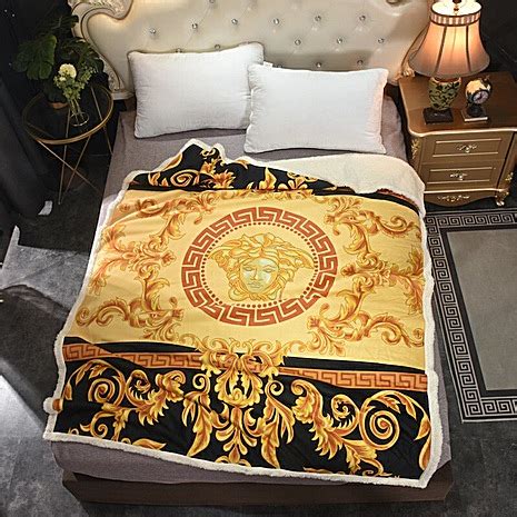 replica versace blanket|authentic versace bedding.